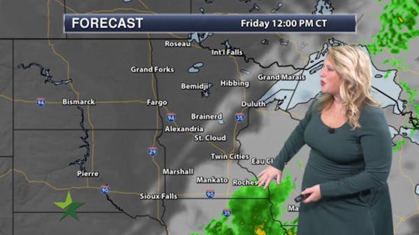 Morning forecast: Cloudy, cooler; high 44