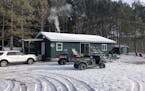 The deer hunting camp in northwest Minnesota owned by Mike Scarborough of Alexandria, Minn., and three friends.