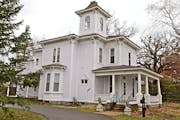 The two-story Italianate with a third-story cupola is referred to as the Hoyt-Hazzard house, after the original homeowners.