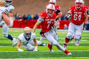 Senior wide receiver Nick VanErp caught 10 passes for 147 yards and a touchdown Saturday in Collegeville.