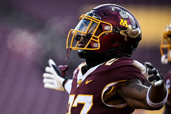Gophers safety Tyler Nubin tied for third in the Big Ten with four interceptions this season.