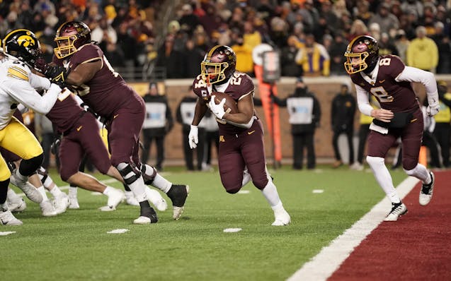 Running back Mohamed Ibrahim will be a star attraction for whatever bowl game the Gophers land in.