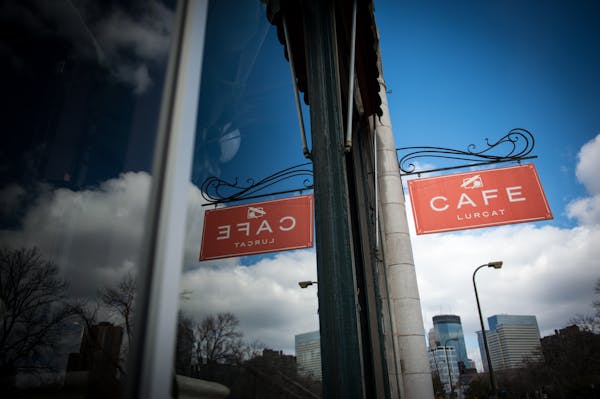 Cafe Lurcat’s exterior ] (AARON LAVINSKY/STAR TRIBUNE) aaron.lavinsky@startribune.com Restaurant review: Cafe Lurcat, a revisit to the 15-year-old D