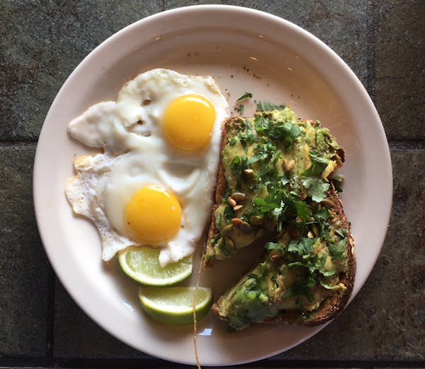 Avocado toast from French Meadow. Photo by Rick Nelson