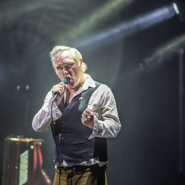 Morrissey performed at Five Point Amphitheatre in Irvine, Calif., in 2019.