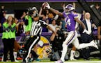 Vikings receiver Stefon Diggs scored a 61-yard touchdown to win the game. Minnesota beat New Orleans by a final score of 29-24. 










