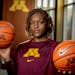 Gophers sophomore Rose Micheaux is motivated to play hard this season for one of her brothers, Reggie, who has been diagnosed with leukemia.