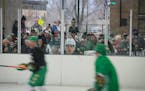 The Minnesota Wild held a free, open-to-the-public outdoor practice in St. Louis Park, Minn., on Saturday, Nov. 5, 2022.. ] SHARI L. GROSS • shari.g