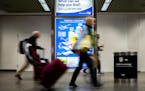 Sunday was expected to be the busiest day of the Thanksgiving holiday at Minneapolis-St. Paul International Airport, with travelers returning to the s