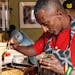 Chef Marcus Samuelsson is also a cookbook author. This photo was included in “The Rise: Black Cooks and the Soul of American Food,” published in 2