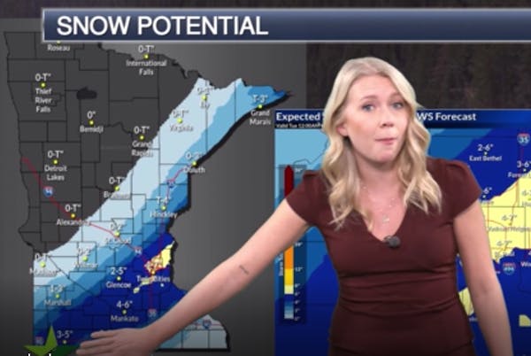 Evening forecast: Mostly cloudy then snow likely