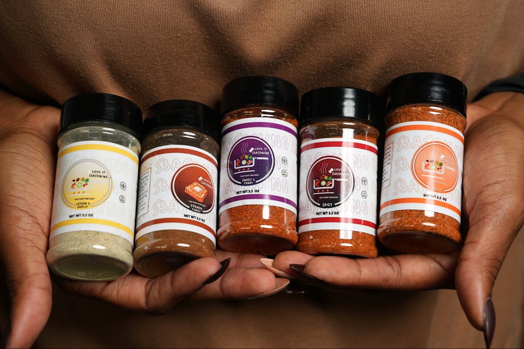 Brianna Edwards developed her LOV3 It S3asoning  line of low-sodium spice blends after her mom struggled to find flavorful food while dealing with health issues. Now she has five different blends and she’s a mainstay at farmers markets.