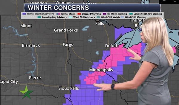 Evening forecast: Low of 16 with blowing and drifting snow possible