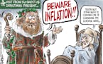 Editorial cartoon: Jeff Koterba on inflation
