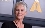 FILE - Jamie Lee Curtis appears at the Governors Awards in Los Angeles on Nov. 19, 2022. Curtis is this year’s recipient of AARP The Magazine’s Mo