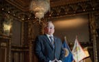 Minnesota Gov. Tim Walz in the governor’s reception room at the State Capitol Wednesday, Nov. 30.
