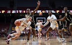 Gophers guard Katie Borowicz drove toward the basket against Wake Forest guard Raegyn Conley in Wednesday’s 63-59 loss at Williams Arena.