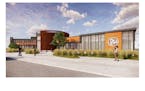 Rendering of the expansion and renovation of the Minneapolis American Indian Center.