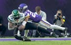 Vikings cornerback Duke Shelley entered the game against the Jets in the second half for the concussed Akayleb Evans and broke up a pass intended for 