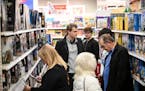 Shoppers perused the Lego aisle during Black Friday shopping Nov. 25, 2022, at Target in Edina. With inflation at record levels, retailers expect shop