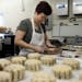 Pauline Kwan making mooncakes Mid-Autumn Festival in 2018 inside the kitchen at the iconic Keefer Court. The bakery has announced it will close at the