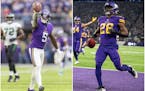 Jalen Reagor (left) and Kene Nwangwu have both turned in big plays for the Vikings recently. Should they see more playing time?