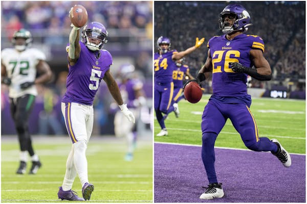 Jalen Reagor (left) and Kene Nwangwu have both turned in big plays for the Vikings recently. Should they see more playing time?