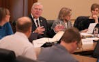 Sen. Greg Clausen, DFL-Apple Valley, chair of the Regent Candidate Advisory Council, presided over a meeting Friday at the State Capitol to discuss wh