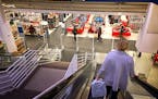 Shoppers at the downtown Marshalls store Friday. Retail in downtown Minneapolis continues to get pummeled as Marshalls joins the nearby Nordstrom Rack