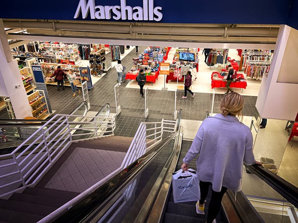 Shoppers at the downtown Marshalls store Friday. Retail in downtown Minneapolis continues to get pummeled as Marshalls joins the nearby Nordstrom Rack