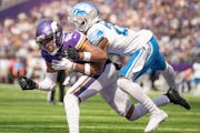 The Lions held Justin Jefferson to three catches and 14 yards in Week 3 — and were called for eight defensive holding, illegal contact or pass inter