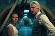 Millie Bobby Brown and Matthew Modine of “Stranger Things.”