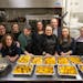 The Kugel Kindness crew in the kitchen of Bet Shalom synagogue in Minnetonka. 