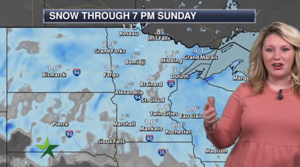 Afternoon forecast: Snow begins tapering off; subzero cold on the way