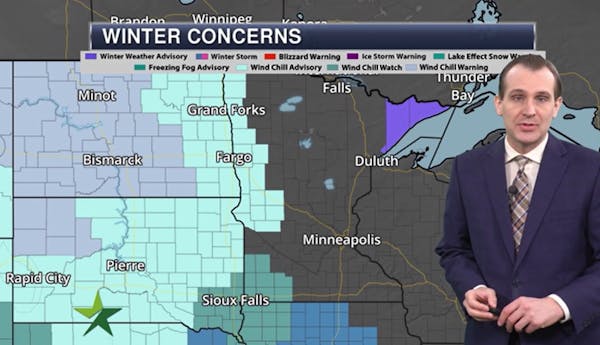 Morning forecast: Colder with an inch of snow later