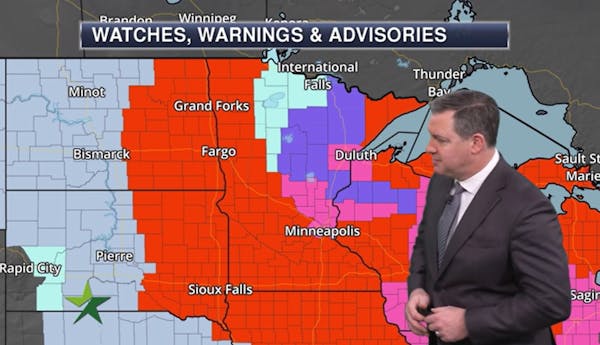 Storm forecast: Dangerously cold wind chills, blowing snow