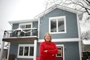 Janie Morissette stands for a portrait outside her home Dec. 21, 2022 in St. Paul, Minn.