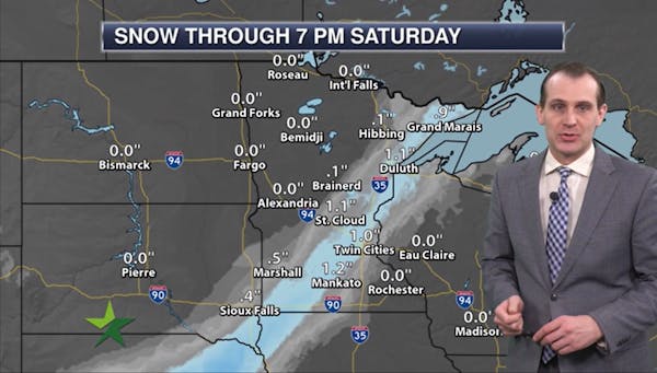 Afternoon forecast: Precipitation possible, high 35