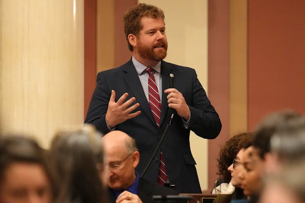 Rep. Zack Stephenson, DFL-Coon Rapids, is carrying a bill that would come with criminal penalties for knowingly disseminating deep fake content to inf