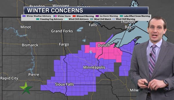 Morning forecast: Another 3-5" for Twin Cities metro