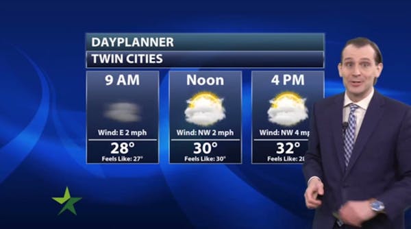 Morning forecast: Icy, high 32