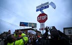 File photo: A “George Perry Floyd Square” commemorative street sign was unveiled at 38th and Chicago Aaron Lavinsky • aaron.lavinsky@startribune