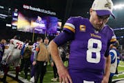 Kirk Cousins walked off the field after the Vikings lost to the New York Giants in an NFC Wild Card game.