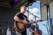Zach Bryan performs at the Railbird Music Festival on Sunday, Aug. 29, 2021, in Lexington, Ky. 