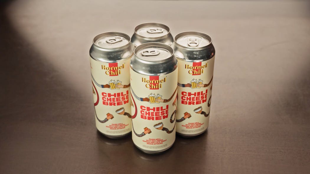 The beer you didn’t know you needed: Hormel Chili’s Chili Cheese Brew, available locally at Modist Brewing Co.