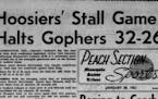 A sports page from the Jan. 28, 1951, edition of the Minneapolis Tribune.