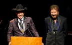 Kix Brooks, left, and Ronnie Dunn were inducted into the Country Music Hall of Fame in 2019 in Nashville, Tenn. 