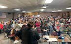 About 120 landowners met Monday in Lamberton, in southwest Minnesota, for a community meeting to learn more about carbon pipelines proposed for the st