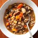 Use this recipe for Barley Soup with Mushrooms and Root Vegetables to put your own stamp on the winter staple.