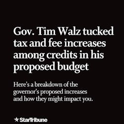 Walz%20tucks%20tax%2C%20fee%20increases%20among%20checks%20and%20credits%20in%20his%20proposed%20budget%20